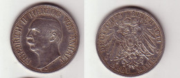 3 Mark Silber Münze Anhalt Herzog Friedrich II 1911 A (114251) - 2, 3 & 5 Mark Argento