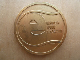 DA-086 Médaille EUROPEAN TENNIS ASSOCIATION F.Mulle Rbesel - Other & Unclassified