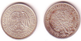 5 Mark Silber Münze Weimarer Republik Eichbaum 1931 A (MU0989) - 2, 3 & 5 Mark Argent