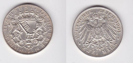 2 Mark Silber Münze Freie Stadt Bremen 1904 Vz - Stgl. (132017) - 2, 3 & 5 Mark Argento