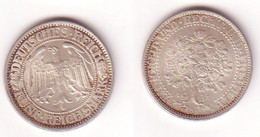 5 Mark Silber Münze Weimarer Republik Eichbaum 1931 A (MU0685) - 2, 3 & 5 Mark Argent