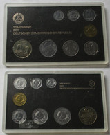 Kompletter DDR Kursmünzensatz KMS Mit 5 Mark Dresden 1985 Stgl. In OVP (153012) - Mint Sets & Proof Sets