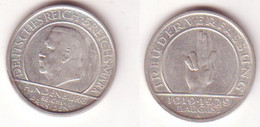 5 Mark Silber Münze Weimarer Republik Verfassung 1929 A (MU0682) - 2, 3 & 5 Mark Argent