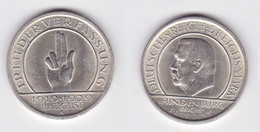 5 Mark Silber Münze Weimarer Republik Verfassung 1929 A Vz (131338) - 2, 3 & 5 Mark Argent