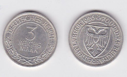 Münze 3 Mark 700 Jahre Reichsfreiheit Lübeck 1926 A Vorzüglich+ (131485) - Other & Unclassified
