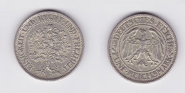 5 Mark Silber Münze Weimarer Republik Eichbaum 1928 F Vz (135524) - 2, 3 & 5 Mark Argent