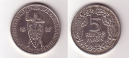 5 Mark Silber Münze Jahrtausendfeier Rheinland 1925 A - Andere & Zonder Classificatie