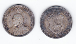 1/4 Rupie Silber Münze Deutsch Ostafrikanische Gesellschaft 1891 (127458) - Afrique Orientale Allemande
