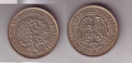 5 Mark Silber Münze Weimarer Republik Eichbaum 1932 D (115747) - Other & Unclassified