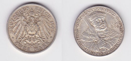 2 Mark Silber Münze Sachsen Weimar Eisenach Uni Jena 1908 J 160 Vz (134547) - 2, 3 & 5 Mark Argent