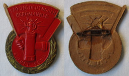 Seltene DDR Papp Medaille Tag Des Deutschen Bergmanns 4. Juli 1954 (144852) - República Democrática