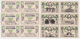 6 Banknoten Notgeld Gemeinde Ellerhoop O.D. (1921) (119371) - Sin Clasificación