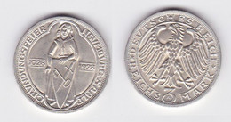 Silbermünze 3 Mark Gründungsfeier Naumburg 1928 A (131499) - Otros & Sin Clasificación