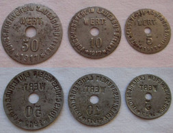 5, 10 Und 50 Pfennig Eisen Notmünzen Notgeld Vorschußverein Lauenburg (131880) - Autres & Non Classés