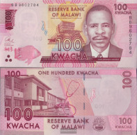 Malawi Pick-number: 65b Uncirculated 2016 100 Kwacha - Malawi