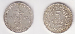 5 Mark Silber Münze Jahrtausend Feier Der Rheinlande 1925 E (BN9892) - Otros & Sin Clasificación