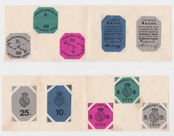 5 Banknoten 1918 Herrschaft Racot Polen (vormals Prov.Posen) (136235) - Non Classificati