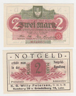 2 Mark Notgeld Notgeldhandlung Willy Petersen Hamburg Grindelberg 70 !! (116229) - Non Classificati