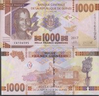 Guinea Pick-number: 48b Uncirculated 2017 1.000 Francs - Guinée