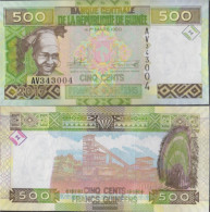 Guinea Pick-number: 47b Uncirculated 2017 500 Francs - Guinée