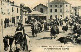Clisson * La Cavalcade Historique Juillet 1911 * Les Dames D'honneur D'anne De Bretagne * Fête * Manège Carrousel - Clisson