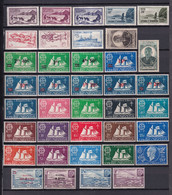 SPM - 1941/1945 - ANNEES COMPLETES SAUF "FRANCE LIBRE" ** MNH (QUELQUES * MLH) - COTE 2022 = ENV. 75/80 EUR. - Volledig Jaar