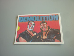 Demolition WWF Wrestling Old 90's Greek Edition Trading Card - Tarjetas