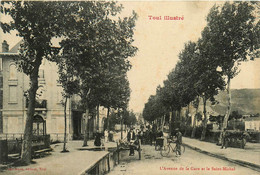 Toul * L'avenue De La Gare Et Le St Michel * Villageois - Toul