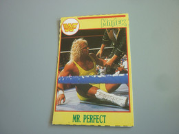 Mr. Perfect WWF Wrestling Old 90's Greek Edition Trading Card - Trading-Karten