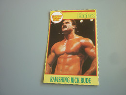 Ravishing Rick Rude WWF Wrestling Old 90's Greek Edition Trading Card - Trading Cards