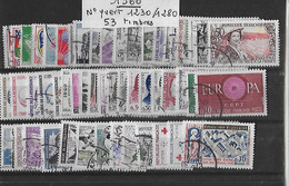 Timbres - Annee Complète - 1960 - 1230 à 1280 - Oblitérés - 1960-1969