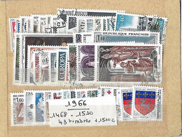 Timbres - Annee Complète - 1966 - 1468 à 1510 - Oblitérés - 1960-1969