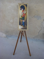 Peinture Poulbot Parisien "la Fille" 60 X 20 Cm - Olii