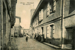 Montaut * La Rue Centrale * Villageois - Autres & Non Classés