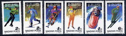 HUNGARY 1987 Winter Olympics, Calgary MNH /**.  Michel 3929-34 - Neufs