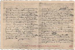 L31A247 - Lettre De Joséphine Acceptant Le Divorce Avec Napoléon 1er ....  - ELD N°23 - Histoire