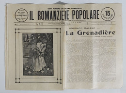 06971 Il Romanziere Popolare N.11 1911 - Balzac - La Grenadiere - Tales & Short Stories