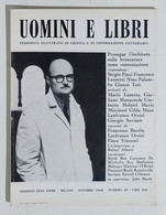 08391 Uomini E Libri N. 20 - Edizioni Effe Emme 1968 - Critics