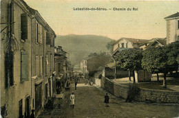 La Bastide De Sérou * Chemin Du Roi * Cpa Toilée Colorisée - Other & Unclassified