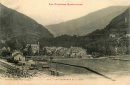 Les Cabannes * Vue Sur La Gare * Ligne Chemin De Fer - Andere & Zonder Classificatie