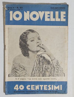 09067 Rivista - 10 NOVELLE 1933 A. II N. 65 - Popolo Di Roma - Sagen En Korte Verhalen