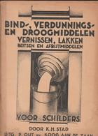 SCHILDERS BIND VERDUNNINGS EN DROOGMIDDELEN VERNISSEN, LAKKEN - Practical