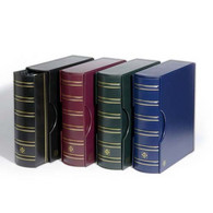 Ringbinder GRANDE, Classic-Design GIGANT, Inkl. Schutzkassette, Blau - Groß, Grund Schwarz