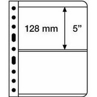 Plastic Pockets VARIO, 2-way Division, Black Film - Buste Trasparenti