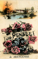 Arengosse * Carte Photo * Souvenir Du Village * Une Pensée ! - Sonstige & Ohne Zuordnung