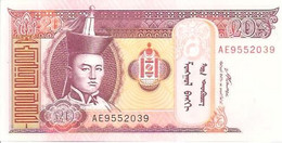 Mongolia P-63d  20 Tugrik  2007 UNC - Mongolia