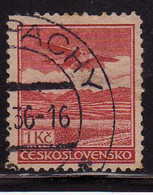 CZECH REPUBLIC REPUBBLICA CECA CZECHOSLOVAKIA CESKA CECOSLOVACCHIA 1930 AIR POST MAIL AIRMAIL FOKKER MONOPLANE 1K USED - Poste Aérienne