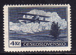 CZECH REPUBLIC REPUBBLICA CECA CZECHOSLOVAKIA CESKA CECOSLOVACCHIA 1930 AIR POST MAIL AIRMAIL SMOLIK S19 4K MNH - Airmail