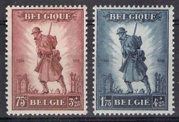 COB 351/52 MNH** - A La Gloire De L'infanterie De Bruxelles - 1932 - - 1929-1937 Leone Araldico