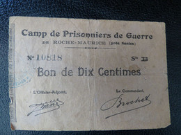 Prisonniers   De Guerre Nantes 10 Cts - Non Classificati